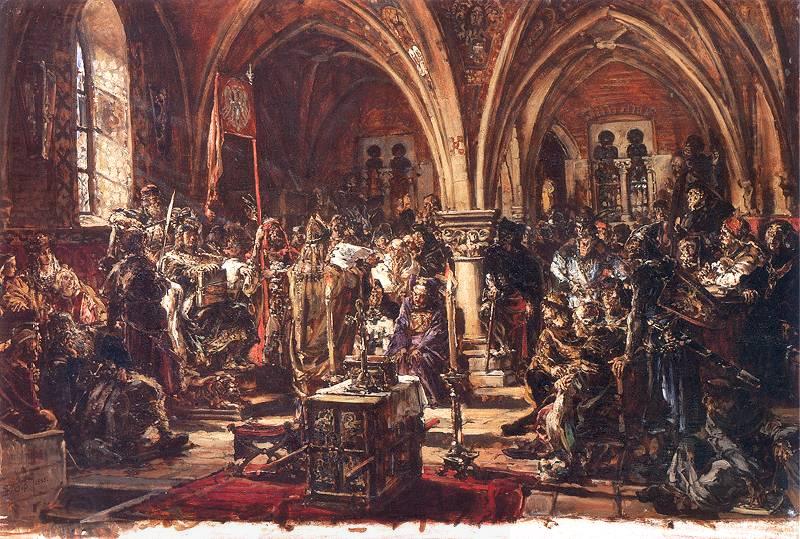 Jan Matejko The First Sejm in leczyca China oil painting art